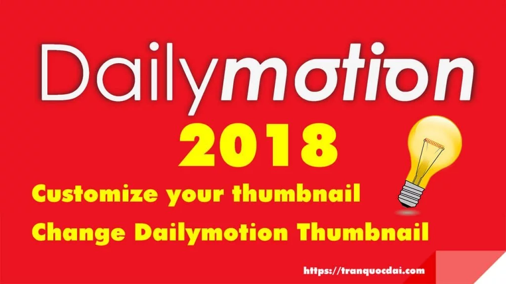 custom Dailymotion thumbnail
