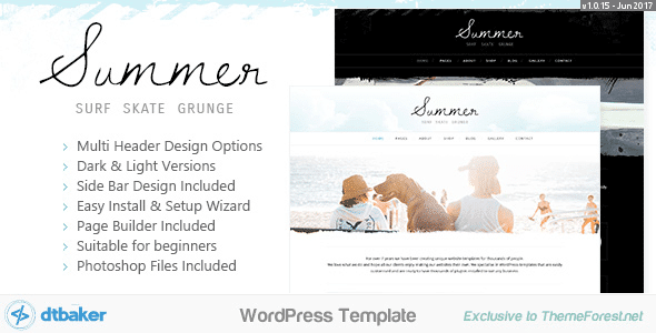Summer - Surf Beach Grunge - Blog & Shop