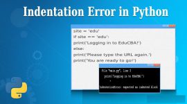Indentation Error in Python