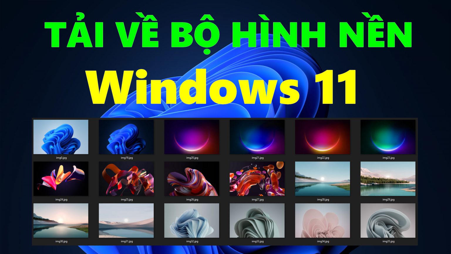 Hinh Nen Win 11