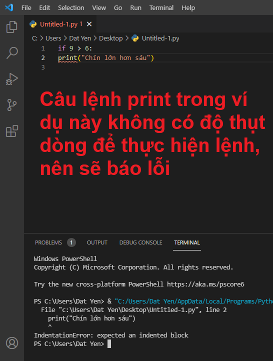 [Python 3] Cách viết câu lệnh trong Python - Trần Quốc Đại