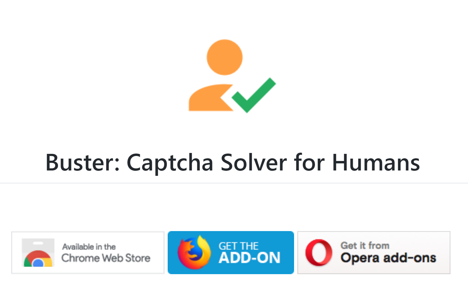 buster captcha extension