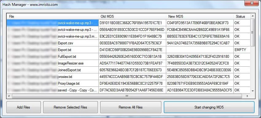 Hash Manager – Change The Hash Of Any File