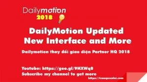 dailymotion partner hq 2018