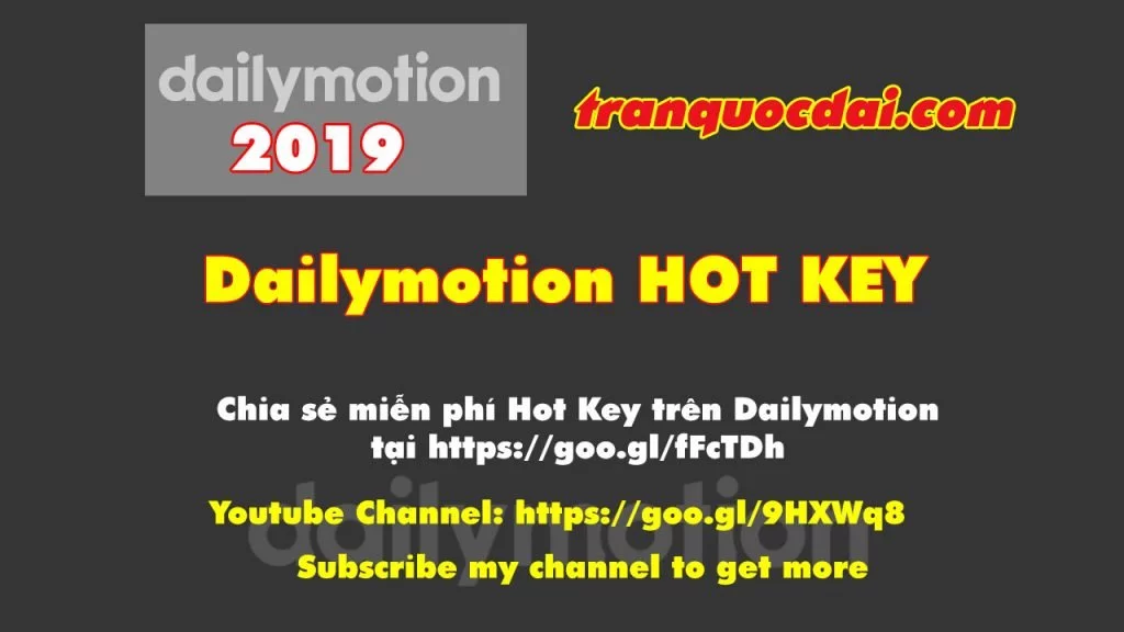 dailymotion share HOT key
