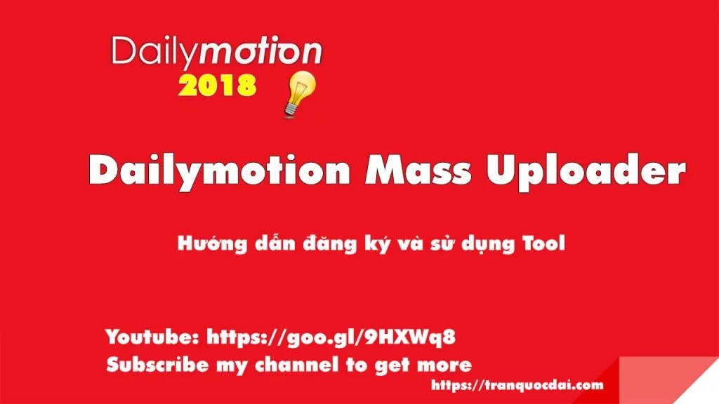 Dailymotion Mass Uploader Tool
