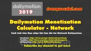 Dailymotion Monetization Calculator
