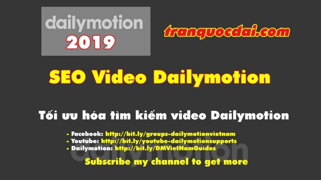 SEO video dailymotion