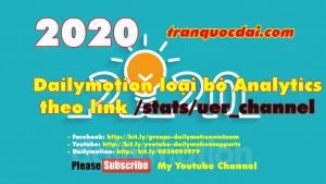 Dailymotion chính thức loại bỏ thống kê Analytics theo link Stats