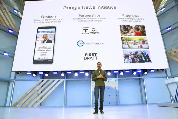 Sundar Pichai, CEO Google, nói về Google News.
