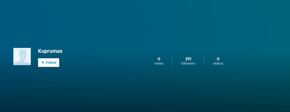 Kênh Dailymotion sau khi đăng ký tài khoản mới bị chuyển về