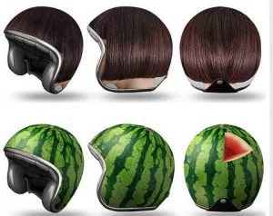 Mũ bảo hiểm hình đầu người