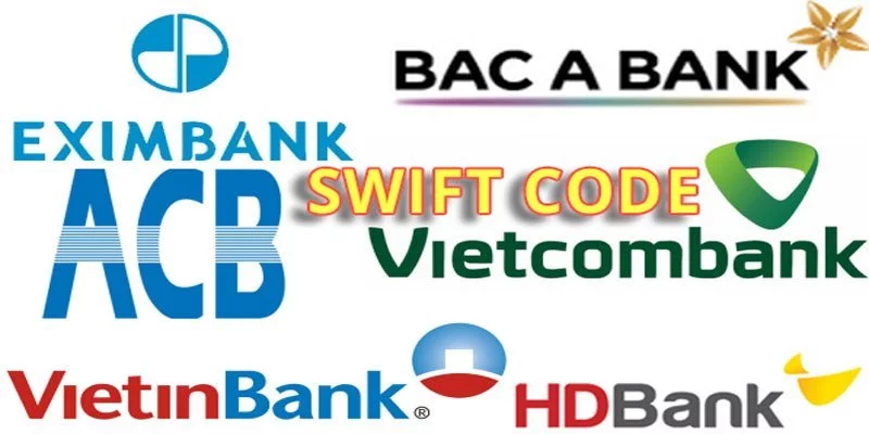 danh sách bank name và swift code