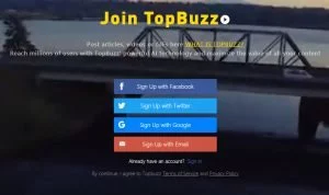 topbuzz signup