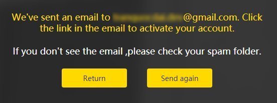 topbuzz signup check email